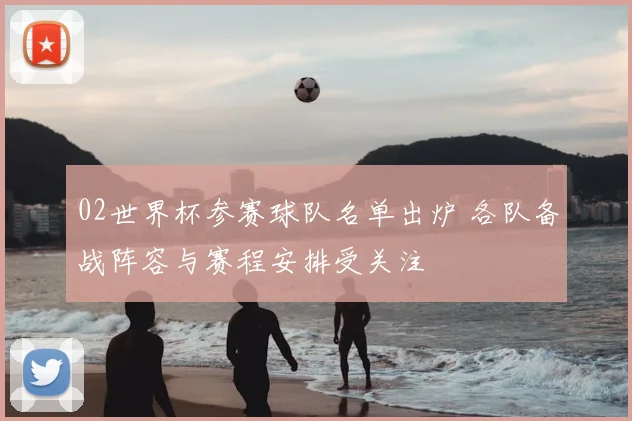 02世界杯参赛球队名单出炉 各队备战阵容与赛程安排受关注
