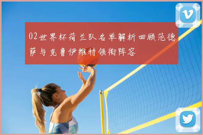 02世界杯荷兰队名单解析回顾范德萨与克鲁伊维特领衔阵容